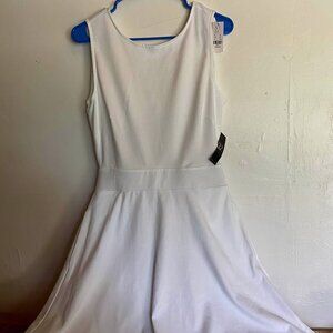 Women's White Sundress - Tie on the back - Size Medium - NY&C NWT - Cool Cotton